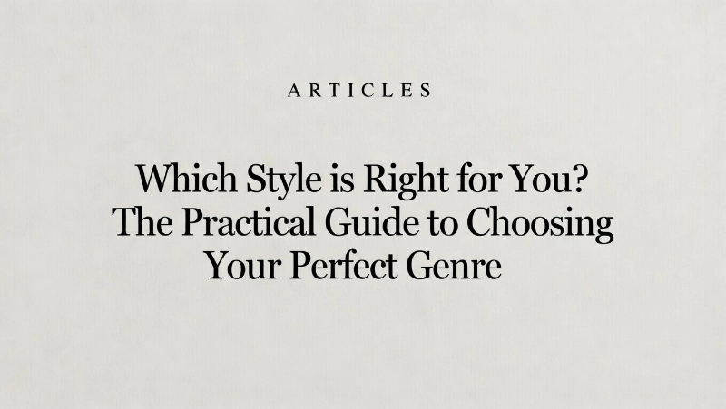 Which Style is Right for You? The Practical Guide to Choosing Your Perfect Genre image